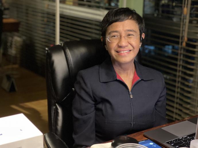 诺贝尔和平奖 菲律宾新闻工作者雷萨 Maria Ressa