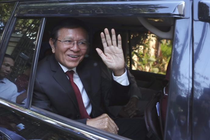 柬埔寨反对派领袖根索卡