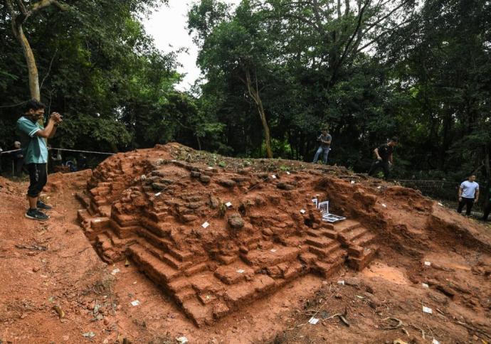 吉打铅县发现1200年前佛寺遗迹
