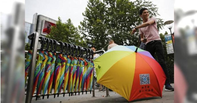 中国共享雨伞
