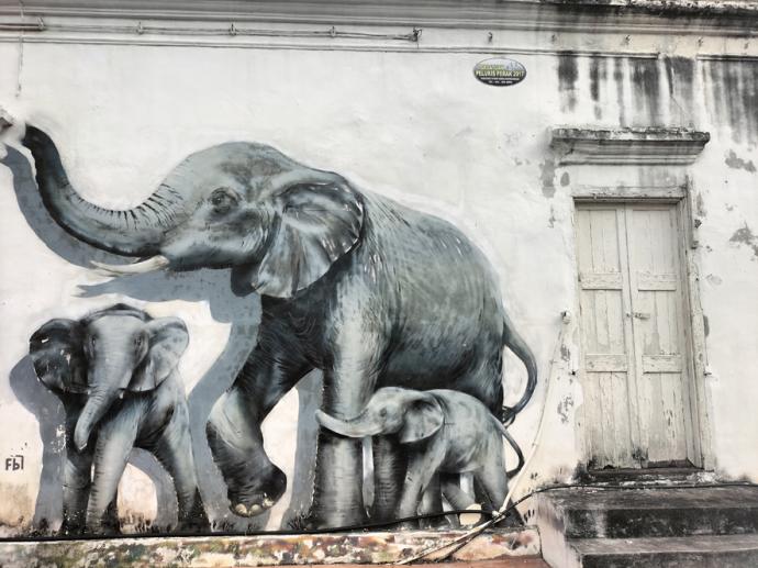大象壁画