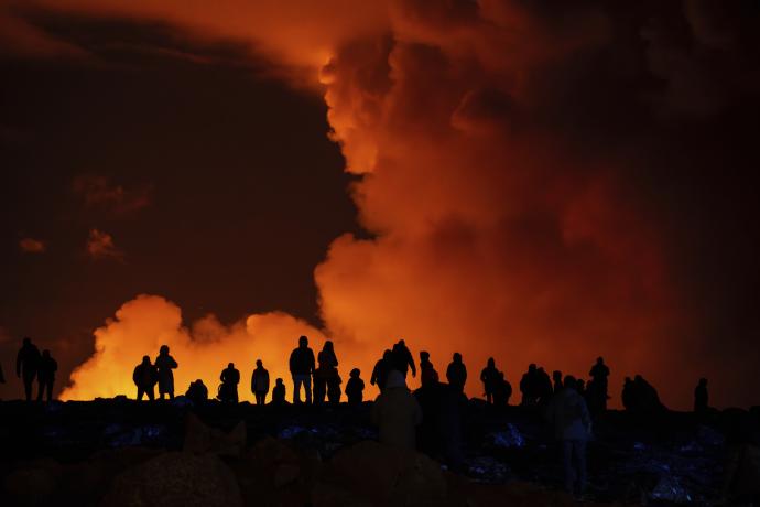 冰岛火山 冰岛 火山