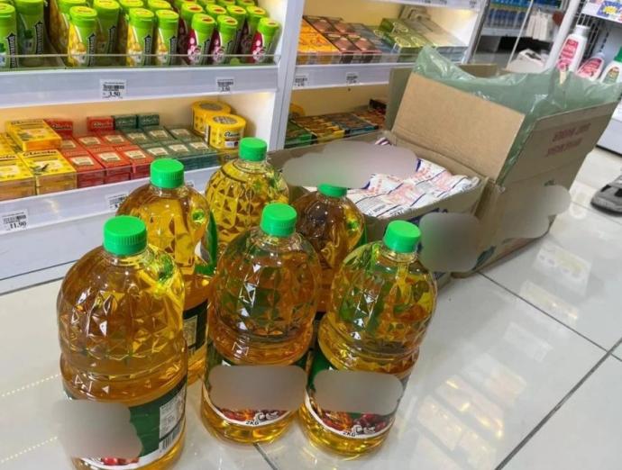 无照售糖油面粉没申请减价 江沙KK超市遭充公商品