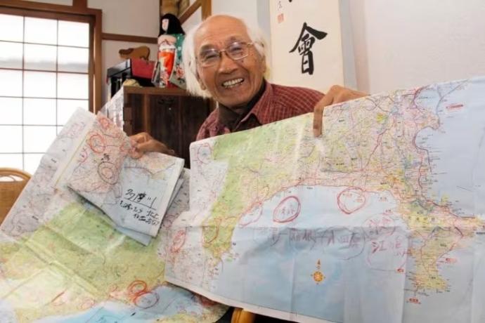 89岁老翁到东京见儿子 从神户骑脚车九天600公里