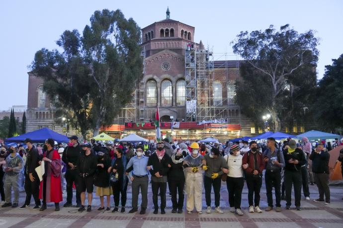 加利福尼亚大学洛杉矶分校 抗议者扎营地