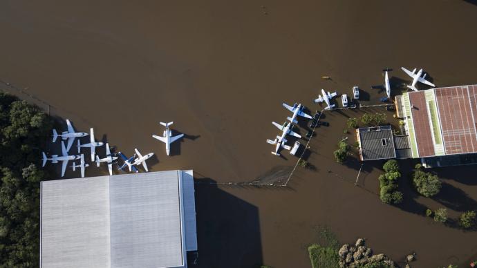 巴西水淹机场