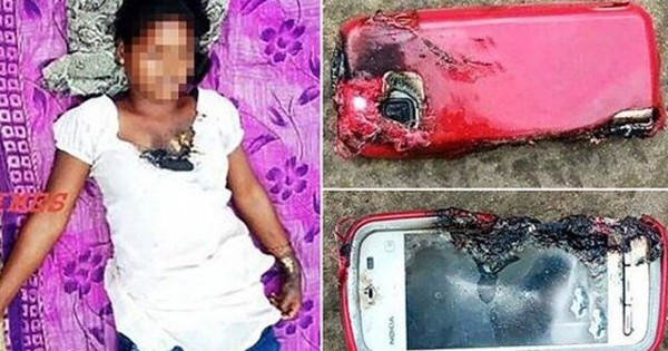 一名18岁少女日前在家中使用手机时，还同时为手机充电，后来手机突然发生爆炸，导致她的手、胸口及腿部被炸伤，猛烈的冲击力使她陷入昏迷，最后伤重不治。
