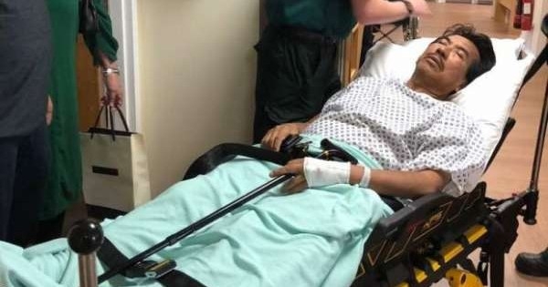 慕沙阿曼呼吸困难，紧急被送到国家心脏中心治疗。（档案照）