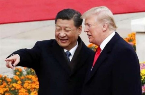 中国国家主席习近平(左)和美国总统特朗普友好关系恐不再。（网络图）