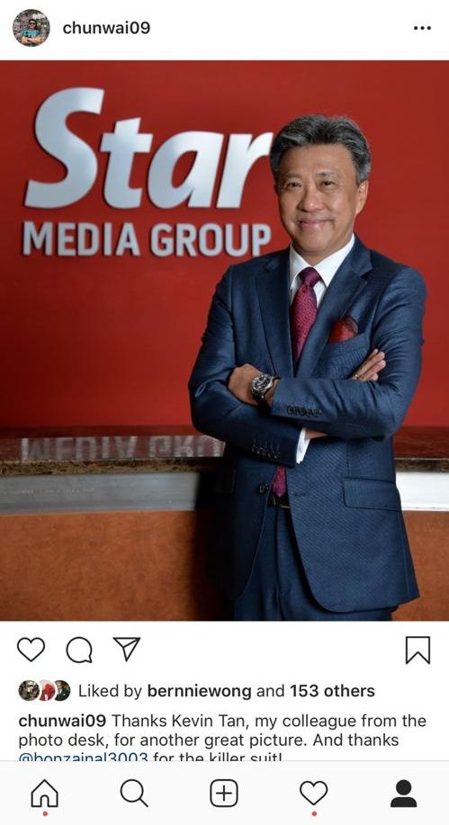 黄振威在社媒平台分享他的退休消息。