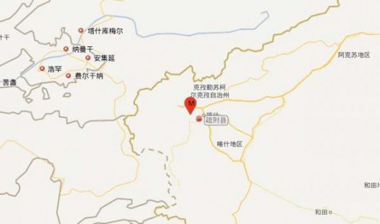 新疆今天中午发生芮氏规模5.3极浅层强震。（网络图）