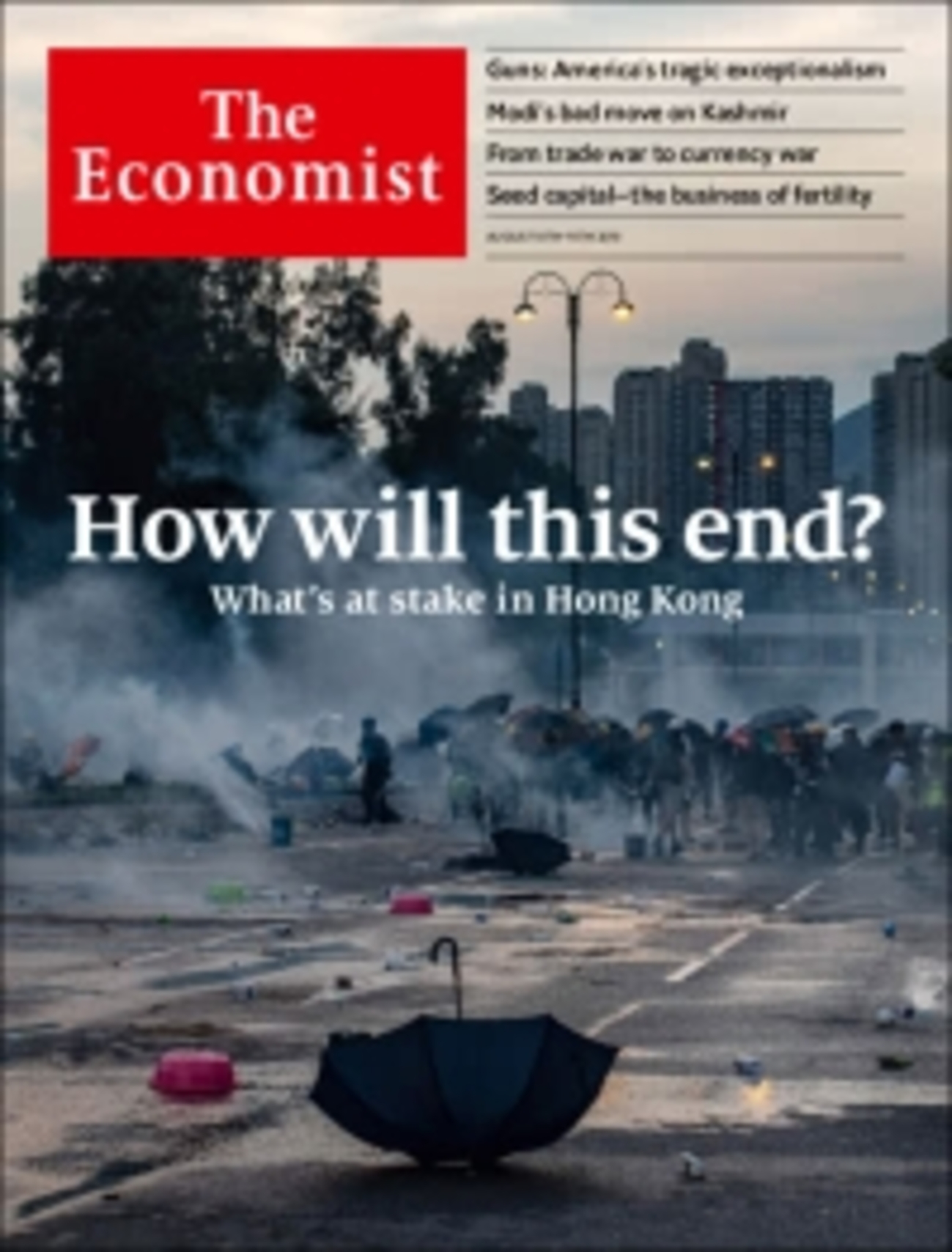 8月10日最新一期英国《经济学人》杂志的封面。