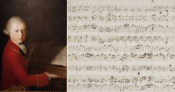 莫札特创作6首小步舞曲K.164手稿拍出，其13岁画像则即将拍卖。