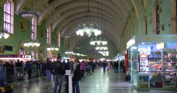 莫斯科有火车站接爆炸恐吓，图为喀山站内貌。（资料图片）