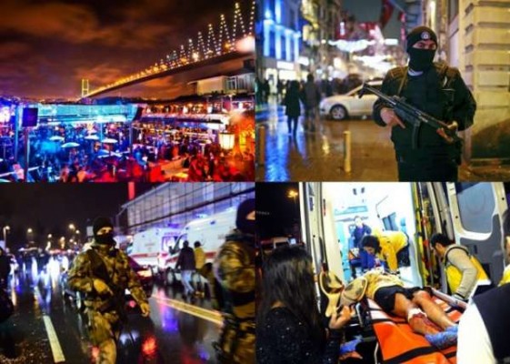 伊斯坦布尔一间夜店发生恐袭。（网络图）
