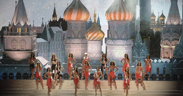 2013年在莫斯科举行的世界小姐比赛。（互联网图）