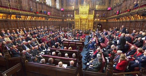 上议院通过修正案，要求国会有权拒绝政府与欧盟达成的最终脱欧协议。（法新社图片）