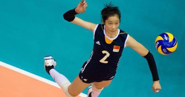 中国奥运冠军女排主攻手朱婷