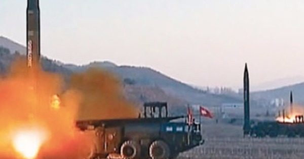 朝鲜过往曾测试火箭引擎。（资料图片）
