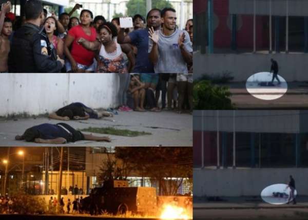 警察公然杀人，在巴西国内引起公愤。