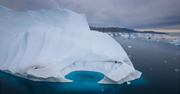 北极和南极冰川融化，将加剧全球海平面上升。（网络图） 