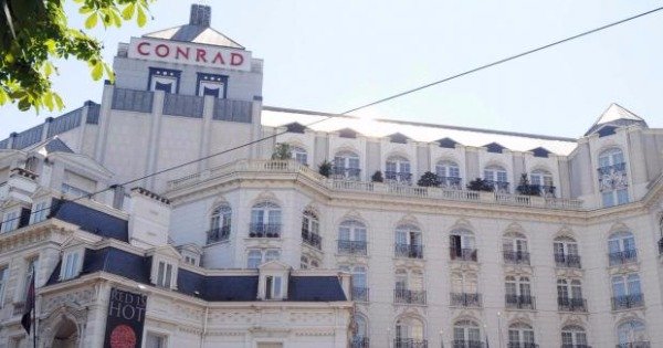 阿联酋8名公主当时下榻在布鲁塞尔康莱德酒店（Conrad）。（网上图片）