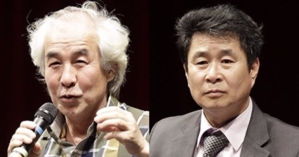 韩国两名甘草男星奇周峯（右）及郑在真涉吸毒被捕。