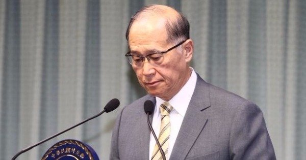 台湾外交部长李大维说明巴拿马断交记者会。（台湾苹果日报图）
