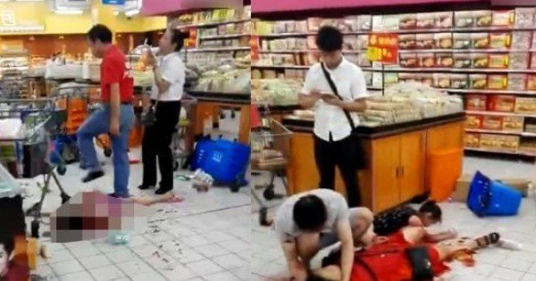 深圳沃尔玛超市发生随机砍人事件，有大人与女童被砍至重伤。
