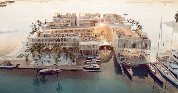 迪拜有意打造具威尼斯特色的度假村。（互联网图片）