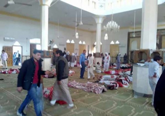 “回教国”已宣布为埃及西奈半岛回教堂恐怖袭击事件负责。（网络图）