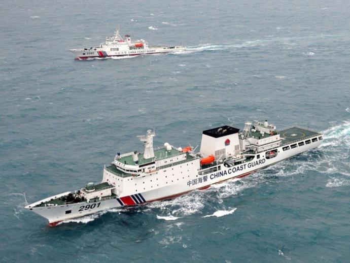 中国执法/军事船只（档案照）