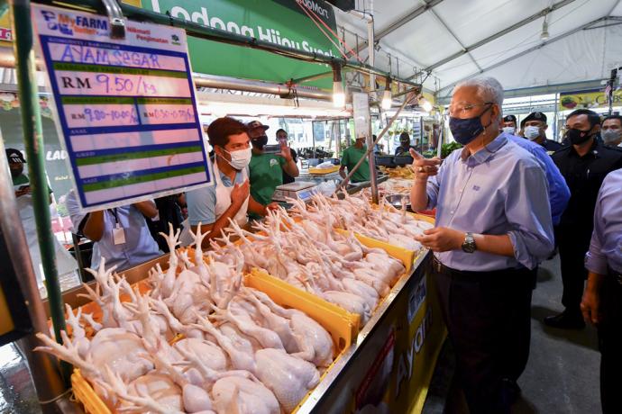 依斯迈:控制物价上涨暂停鱼及冷冻鸡肉进出口