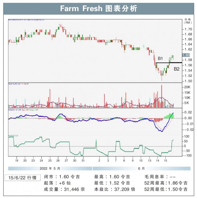 Farm Fresh图表分析15/06/22