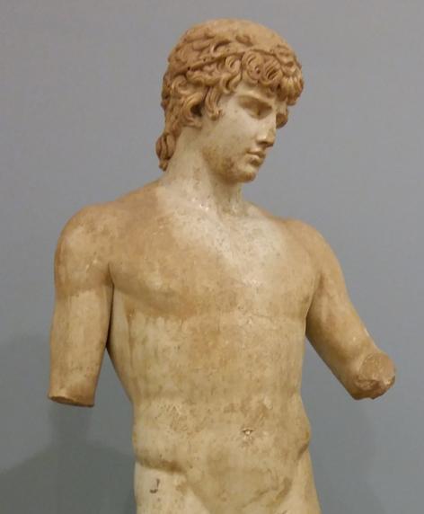 古罗马白石膏像
