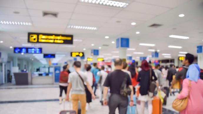 中国机场 旅游 入境 出境