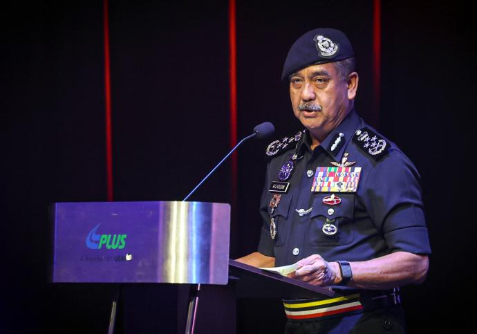 警察总长丹斯里拉扎鲁丁 Ketua Polis Negara Tan Sri Razarudin Husain