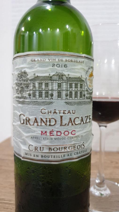 红酒Chateau Grand Lacaze Medoc 2016