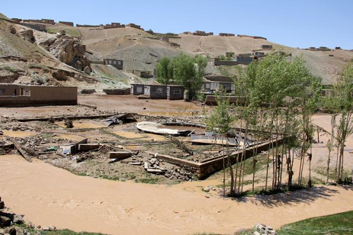阿富汗古尔省水灾