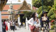 泰国 曼谷 中国游客 翡翠佛寺
