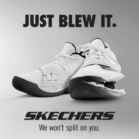 Skechers嘲讽Nike。