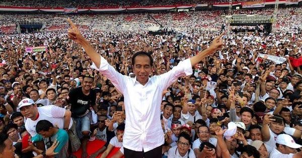 佐科蝉联印尼总统。
