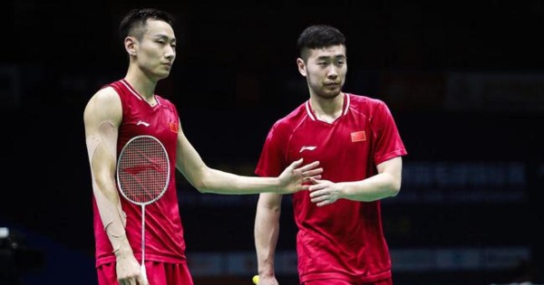 2017年世界羽毛球赛男双冠军张楠（左）与刘成确定分手，将另组配对争夺京奥奥运会资格。