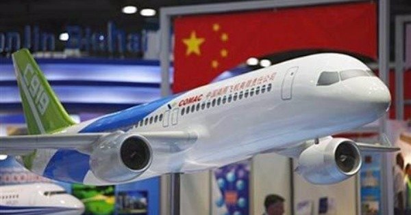 中国C919大飞机订单已达600架。（互联网）