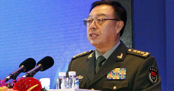 去年退休的前中共政治局委员、中央军委副主席范长龙上将。（中新社） 
